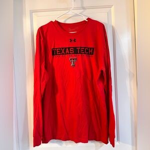 Under Armour Red Texas Tech Long Sleeve Shirt